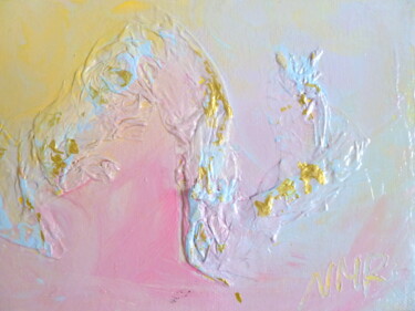 Pintura intitulada "‘’ RÊVES D’ENFANT ‘’" por Nathalie Morin, Obras de arte originais, Acrílico