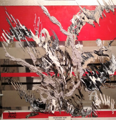 제목이 ""RED E-MOTION""인 미술작품 Nathalie Nadal-Olivié로, 원작, 아크릴