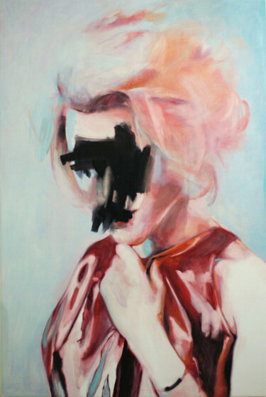 Картина под названием "L'expérience" - Nathalie Pirotte, Подлинное произведение искусства, Масло