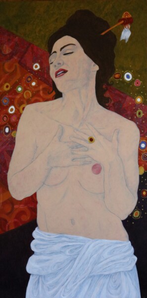 Pintura titulada "Orgueil 1" por Nathalie Sorroche, Obra de arte original, Oleo