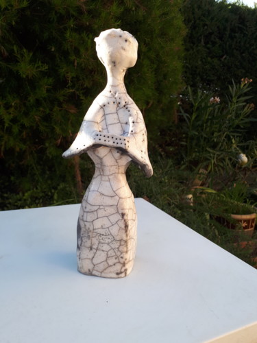 Artcraft titled "DAME BLANCHE" by Nathalie Kolli, Original Artwork, Home Décor