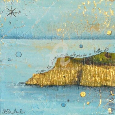 Peinture intitulée "Belle ile en mer VI…" par Nathalie Pouillault Boyaval, Œuvre d'art originale