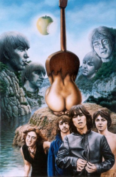 Pintura titulada "Strong Beatles Hill…" por Nazabal, Obra de arte original, Oleo