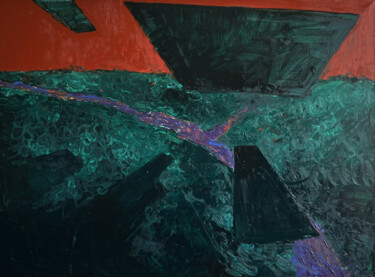 Malerei mit dem Titel "Space" von Nazar Ivanyuk, Original-Kunstwerk, Öl