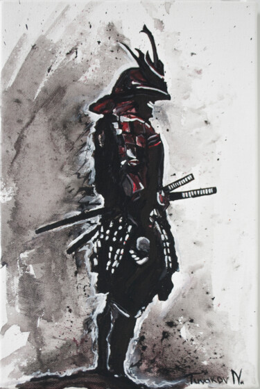 Ζωγραφική με τίτλο "Samurai. Fate." από Nazar Tuvakov, Αυθεντικά έργα τέχνης, Ακρυλικό