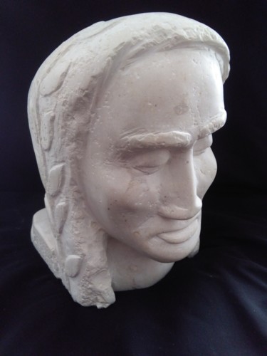 Sculpture titled "DANTE" by Nazareno Spinelli, Original Artwork, Stone