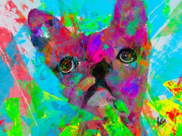 Digital Arts titled "Tyson" by Natoo, Original Artwork, Digital Painting