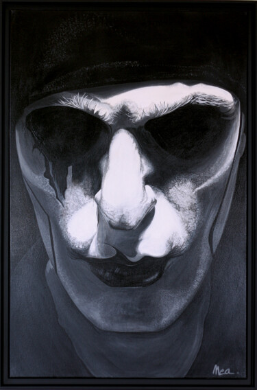 Картина под названием "BLAKE MIRROR" - Nea Borgel, Подлинное произведение искусства, Акрил Установлен на Деревянная рама для…