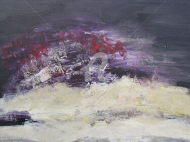Картина под названием "Orage dans la mer,…" - Nelly Carnet, Подлинное произведение искусства, Акрил Установлен на Деревянная…