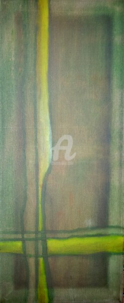 Peinture intitulée "Fenêtre" par Nelly Coudoux, Œuvre d'art originale, Acrylique