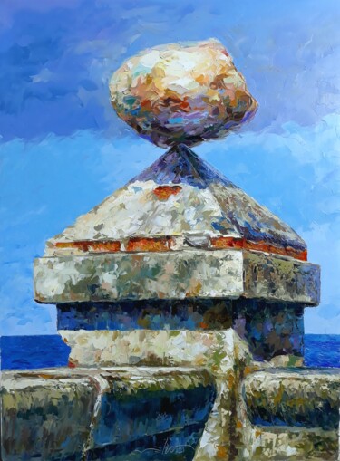 Painting titled "Equilibrio" by Nelson Labrada, Original Artwork, Oil