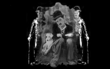 "Charlot Chaplin" başlıklı Resim Neo Kinetic Artis tarafından, Orijinal sanat, 2D Dijital Çalışma