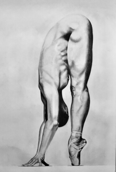 "Ballet" başlıklı Resim Nicholas Cornwell tarafından, Orijinal sanat, Kalem