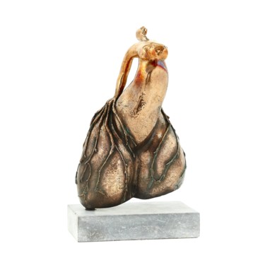 Skulptur mit dem Titel "Gaia" von Nick Vermeulen, Original-Kunstwerk, Bronze