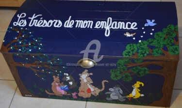 Design getiteld "coffre-les-amis-de-…" door Nicky Chauvet (Art-Nicky), Origineel Kunstwerk