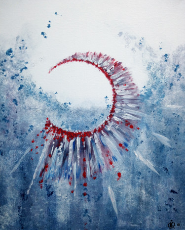 Painting titled "Dream catcher" by Nicolas Lesage, Original Artwork, Acrylic