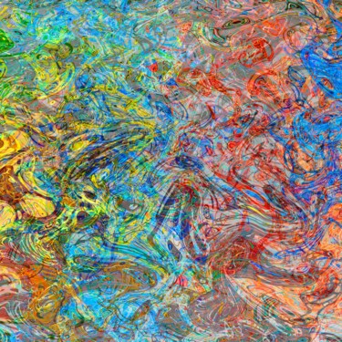 Digital Arts titled "Amplitude6" by Nico Vincent, Original Artwork, Digital Painting