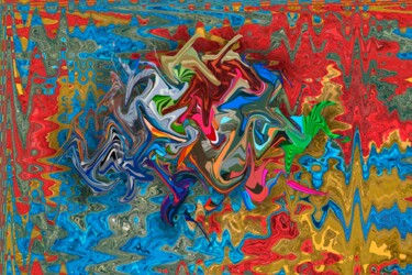 Digitale Kunst mit dem Titel "Variation14" von Nico Vincent, Original-Kunstwerk, Digitale Collage