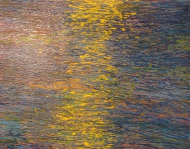 Peinture intitulée "SEA REFLECTIONS AT…" par Morea Nicola, Œuvre d'art originale