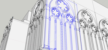 Arts numériques intitulée "Palace House" par Nicolas Chammat, Œuvre d'art originale, Modélisation 3D