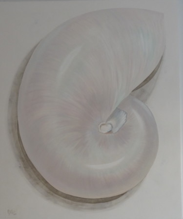 Painting titled "Nautilus" by Nicolas Gheur, Original Artwork, Acrylic