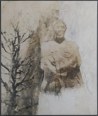 Pittura intitolato "L'arbre des peuples…" da Nicolas Guyot, Opera d'arte originale, Fotografia manipolata Montato su Telaio…