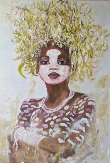 Malerei mit dem Titel "BEHATI" von Nicole Lavigne, Original-Kunstwerk, Öl