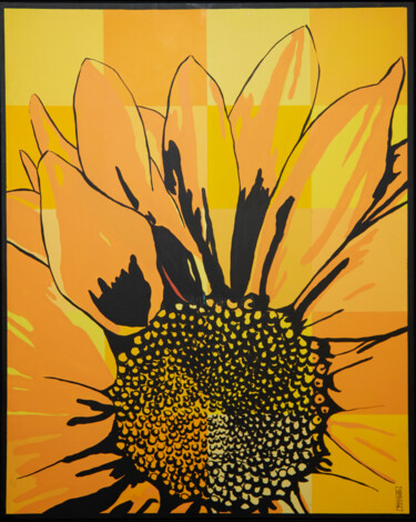 "Sunflower- August" başlıklı Tablo Nicoletta Belli tarafından, Orijinal sanat, Akrilik