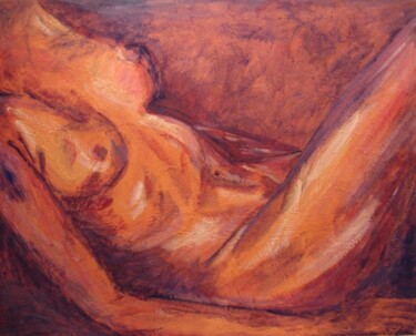 Pintura titulada "nudo" por Nicoletta Furlan, Obra de arte original