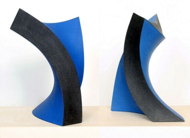 Escultura intitulada "torsionata" por Nikolaus Weiler, Obras de arte originais, Alumínio