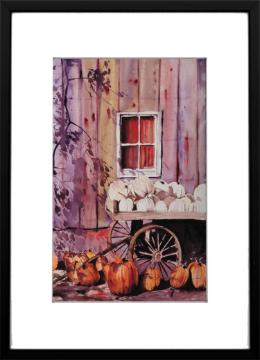 Painting titled "By the Window" by Nilusha Weerakkody, Original Artwork, Watercolor Mounted on Glass