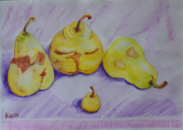 Drawing titled ""Прощание с другом"…" by Nina Karymova (Nino), Original Artwork, Watercolor