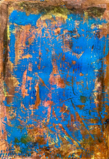 Painting titled "Imprint #1" by Nina Onaur, Original Artwork, Acrylic
