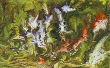 Painting titled "" Secrets of  natur…" by Nina Proshkina, Original Artwork, Acrylic