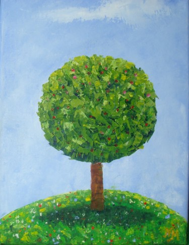 「Seasons - Summer」というタイトルの絵画 Nina Mitkovaによって, オリジナルのアートワーク, オイル