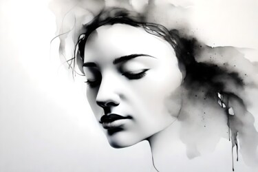 Digital Arts titled "Thoughts No.4" by Ninn, Original Artwork, AI generated image