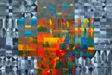 "Abstract-147" başlıklı Tablo Nivas Kanhere tarafından, Orijinal sanat, Petrol