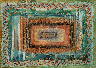 Peinture intitulée "THE DOOR" par Nives Palmić, Œuvre d'art originale, Encre