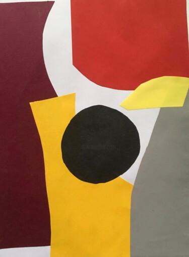 Collages intitulée "abstract" par Noah Miles, Œuvre d'art originale, Collages