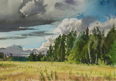 Рисунок под названием "облака" - Андрей Ноаров, Подлинное произведение искусства