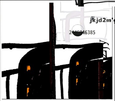 Digital Arts titled "2つの窓₋概念図" by Nobuaki Nakamura, Original Artwork, Digital Painting