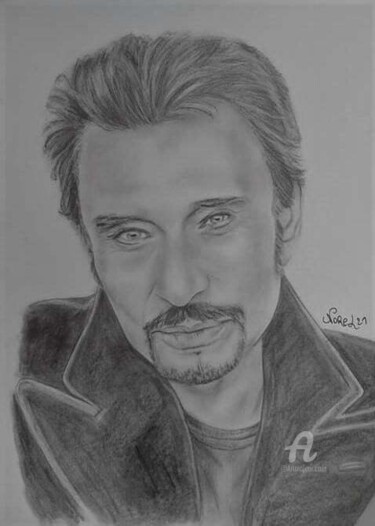 Drawing titled "Johnny" by Norel, Original Artwork, Graphite