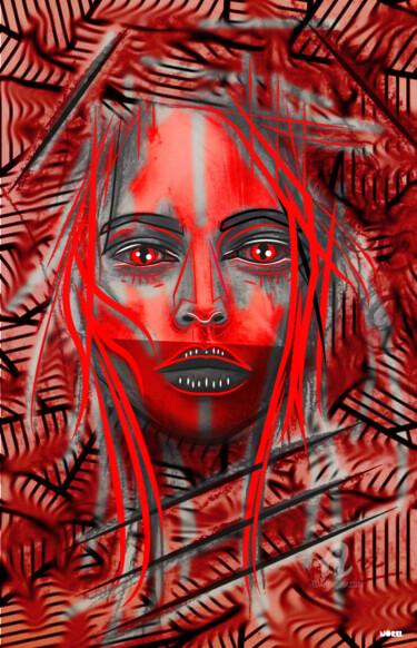 Arte digitale intitolato "tuer mes demons" da Norel, Opera d'arte originale, Pittura digitale