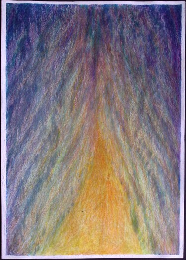 Рисунок под названием "Daheim und fern" - Norman Ocko Bates, Подлинное произведение искусства, Мел