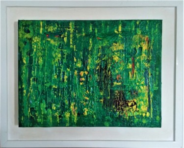 Peinture intitulée "Jungle Green" par Norman Shipley, Œuvre d'art originale, Acrylique