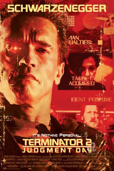 Цифровое искусство под названием "Terminator 2-Judgme…" - Nuansa Art, Подлинное произведение искусства, Цифровая печать