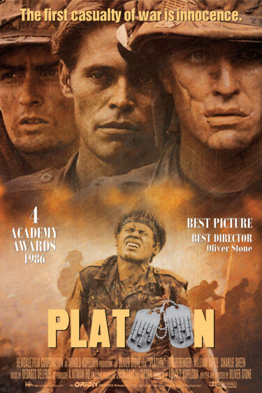 Digitale Kunst getiteld "Platoon.1986" door Nuansa Art, Origineel Kunstwerk, 2D Digital Work