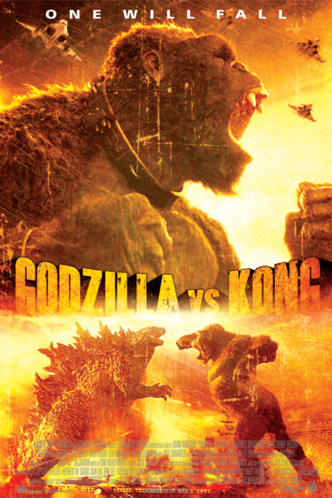 数字艺术 标题为“Godzilla vs Kong (2…” 由Nuansa Art, 原创艺术品, 2D数字工作