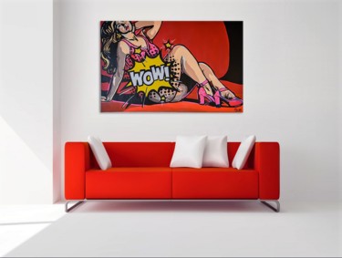 Painting titled "Body_Wonder" by Antonella Castrovillari, Original Artwork, Acrylic Mounted on Wood Stretcher frame