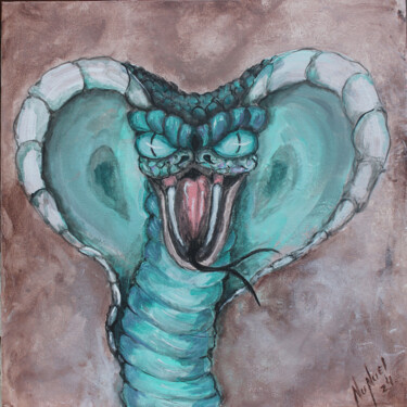 Pintura intitulada "Cobra" por Nunuel, Obras de arte originais, Acrílico